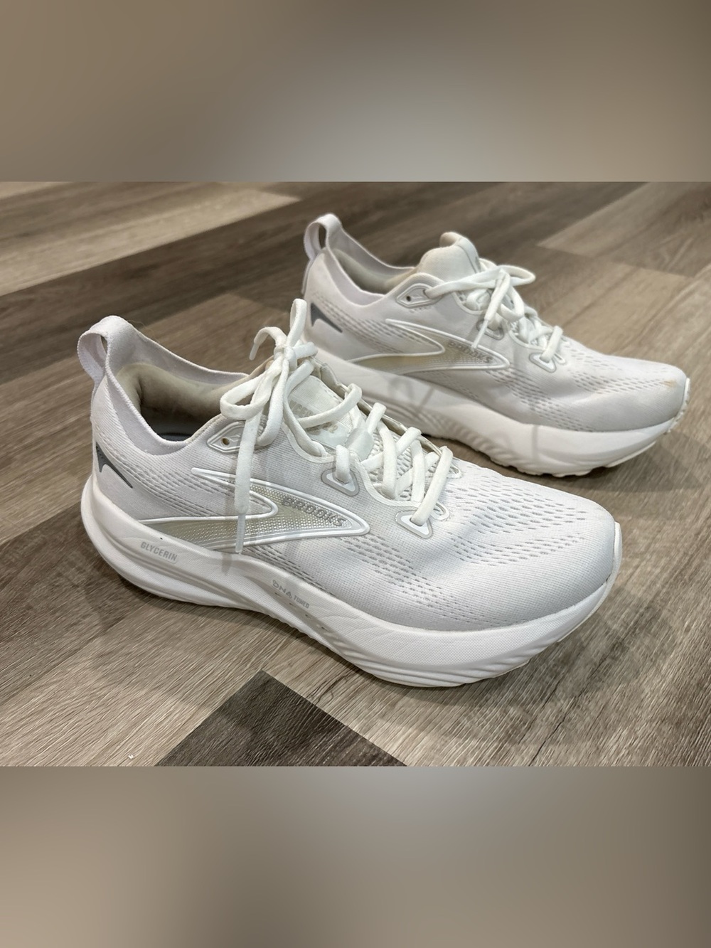 Brooks Glycerin 22 120434-1B-151 Sneakers Women’s Athletic Running Shoes 8 White - Picture 14 of 16